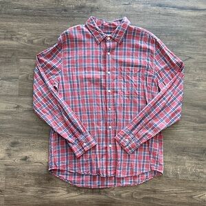 american eagle | plaid button up